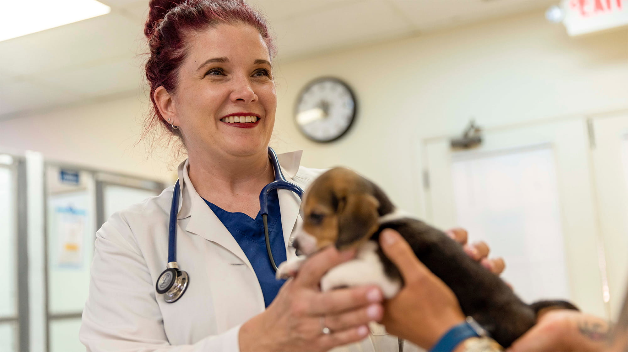 Dr. Tembra Gatlin with Dog